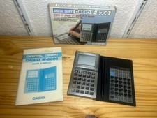 CASIO IF-8000 Calculatrice Tactile 1986 Agenda Calendrier Mémo Business Stylet
