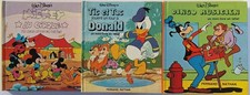 3 Livres Pop-Up Walt Disney  1976 / 1980 Fernand Nathan Mickey Donald Dingo 