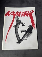 Charles Aznavour Programme concert 1992 Palais des Congrès  46 pages 23 X30 cm