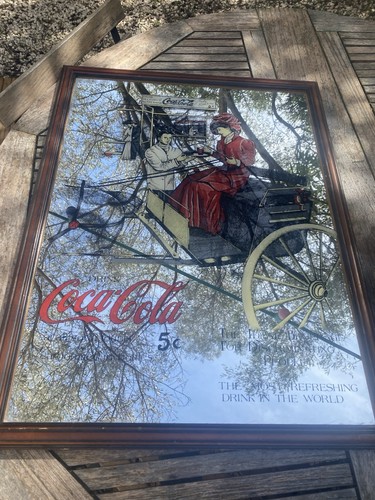 Miroir publicitaire coca - miroir,