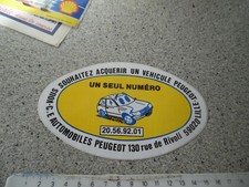 autocollant peugeot 205