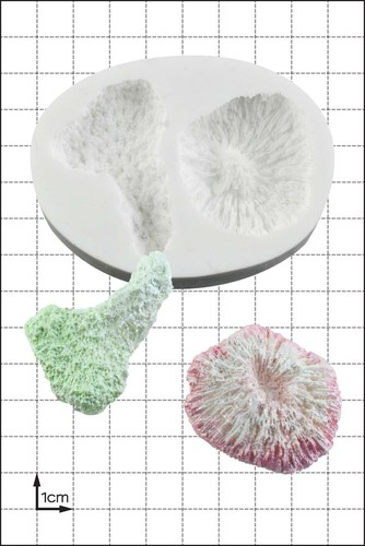 Moule silicone corail - silicone, pièces