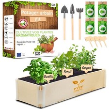 Kit Potager d'Intérieur Herbes Aromatiques - Kit Jardinage Adulte pour Plante...