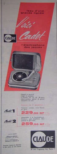 Publicité claude cadet - claude,