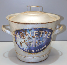 -ANCIENNE PETITE LESSIVEUSE Métal Peint NENETTE SIF marque déposée JOUET  D