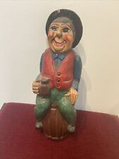 Ancien Range Bouteille Bois 