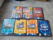 Lot De 7 Jeux / Extensions Les Sims - FR 