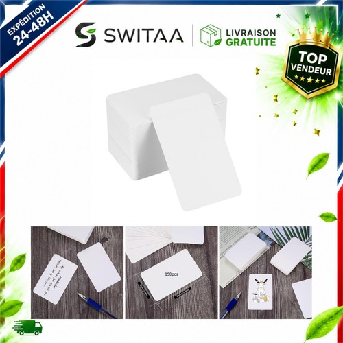 150 cartes vierges papier