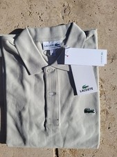 Polo Lacoste homme Beige