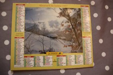 Almanach facteur,Calendrier 1997,Ideal collectionneurs,Anniversaires,Naissances