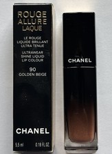 CHANEL - ROUGE ALLURE LAQUE-Nº90 BEIGE DORÉ -VALEUR 52€