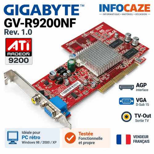 Gigabyte r9200nf radeon - gigabyte, gv-r9200nf