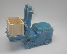 Chariot élévateur FEN - Cendrier céramique bleu Céramazur Paris Ed. CEP