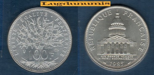 Fdc 1985 100 francs - 100, panthéon
