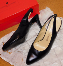 CHARLES JOURDAN paris CHAUSSURE DAME femme à talon ESCARPIN taille 40 rama nappa