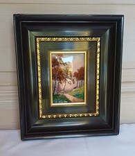 Tableau Emaux de Limoges - M