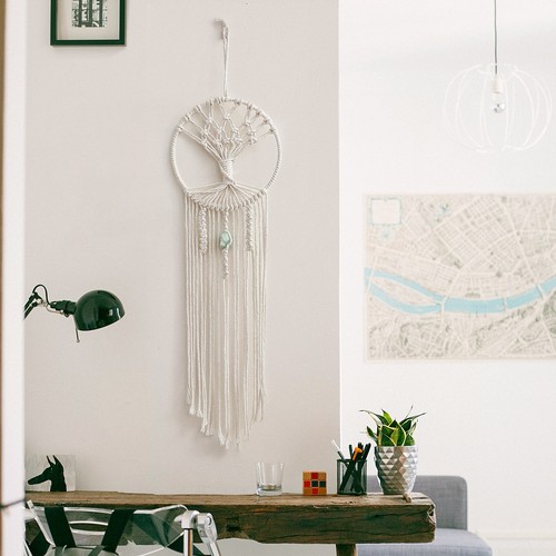 Attrape reves macrame arbre - reves, de