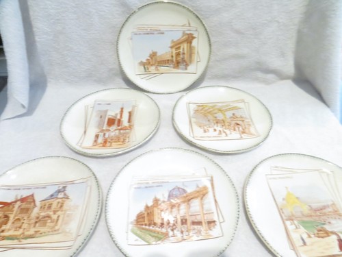 Assiettes dessert faience - dessert,