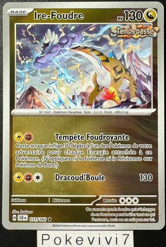 Carte pokemon ire foudre - carte, ire-foudre