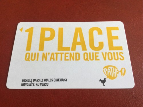 Telecarte carte cinema - carte,