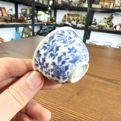 Bol chinois bleu blanc - bleu,