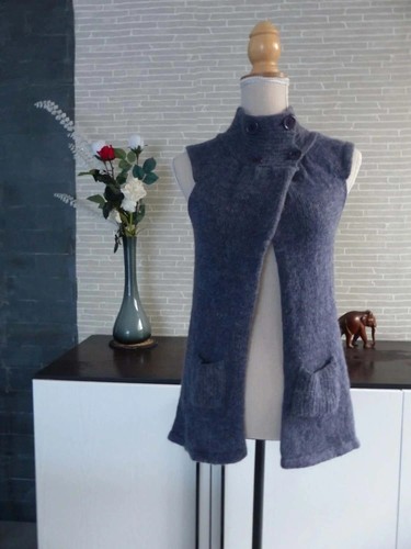 Gilet long sans manches - gilet,