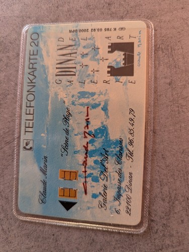 Carte téléphonique rare - carte,
