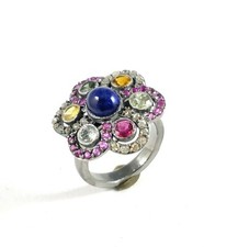 Diamant Pavé Saphir & Multi