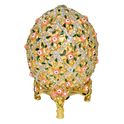 Oeuf faberge chemin roses - faberge,