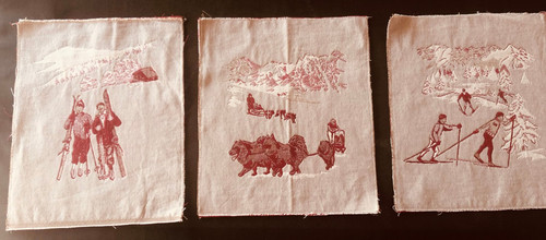 Coupons tissu tapisserie - 3,