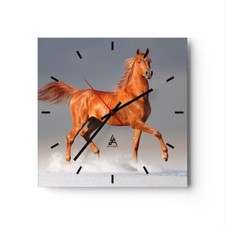 Horloge murale en verre