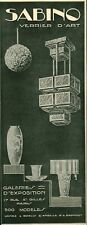 Publicité ancienne Sabino
