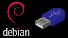 CLÉ USB BOOT BOOTABLE INSTALLATION DEBIAN 12.4.0 LTS 32Bits + SUIVI EN 24H