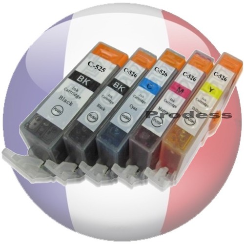 Pack cartouche encre - 5, d'encre