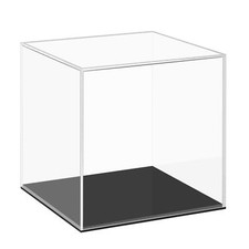 Vitrine Acrylique avec Base Noire Aucun Assemblage requis Vitrine Exposition ...