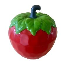 Seau à glaçons vintage forme fraise plastique 70s fruit - pop kitsch cuisine