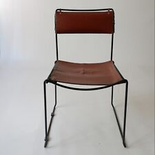 1 chaise Empilable par Giandomenico Belotti pour Alias, 1980s en cuir