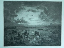 XXe ou avant ancienne gravure