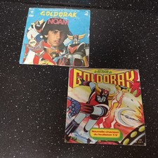 Lot 2 vinyles 45 tours Goldorak Le Retour Et Générique Interprété Par Noam