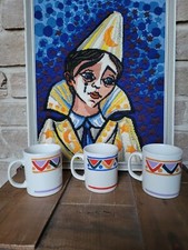 3 TASSES MUGS MOBIL VINTAGE 