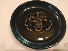 Vide poche cendrier centenaire Cognac Camus 1863 1963 collector noir 