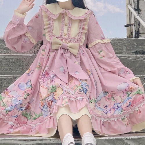 Robe lolita volants - À,