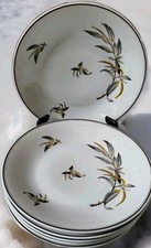 6 Assiettes Plates Porcelaine