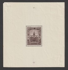 Feuillet souvenir Belgique 1936 Burgerhout