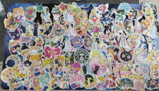 Lot 100 Stickers Sailor Moon Manga anime Autocollants set Goodies