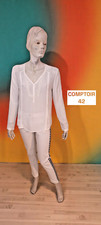 Comptoir des Cotonniers Taille 42 Blouse manches longues écrue femme Sarten