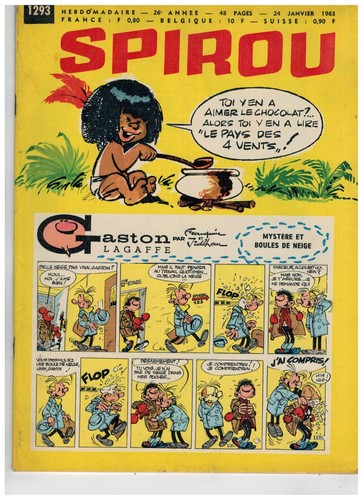 Spirou 1293 gaston - gaston, /