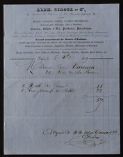 Facture PARIS 1859 GIROUX