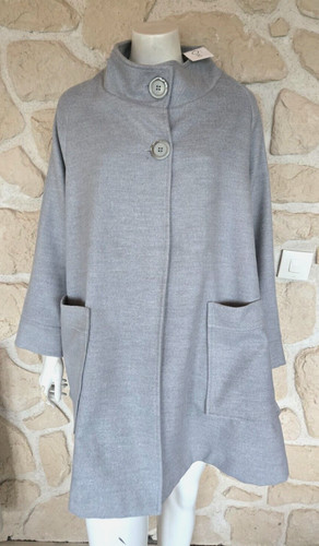 Veste grise motif dans - veste, à