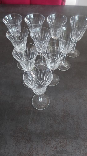 Verres cristal de - ,